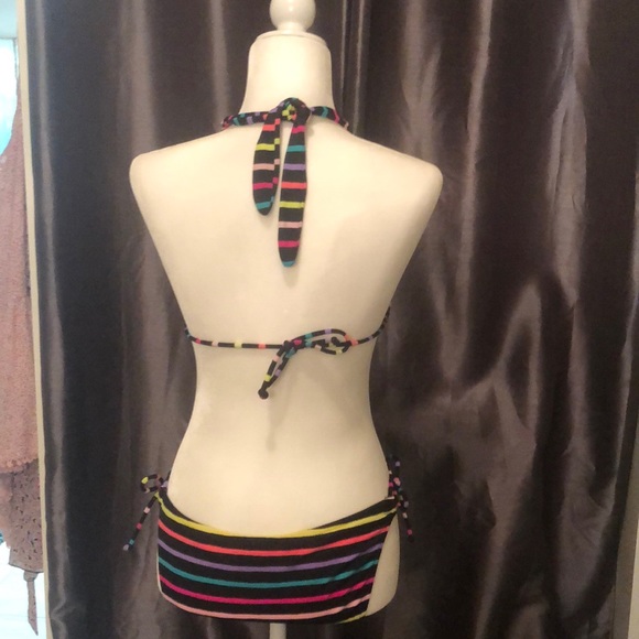 Rainbow stripe bikini - Picture 2 of 2